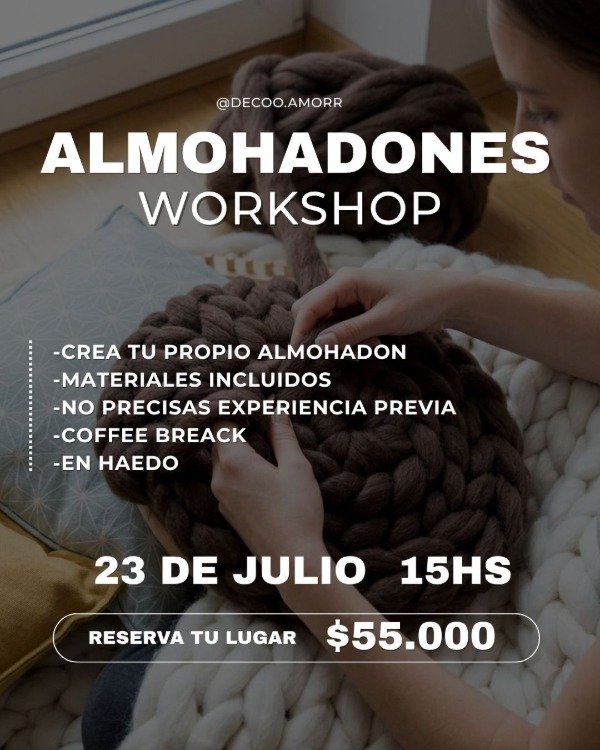Producto - ALMOHADONES 23/7