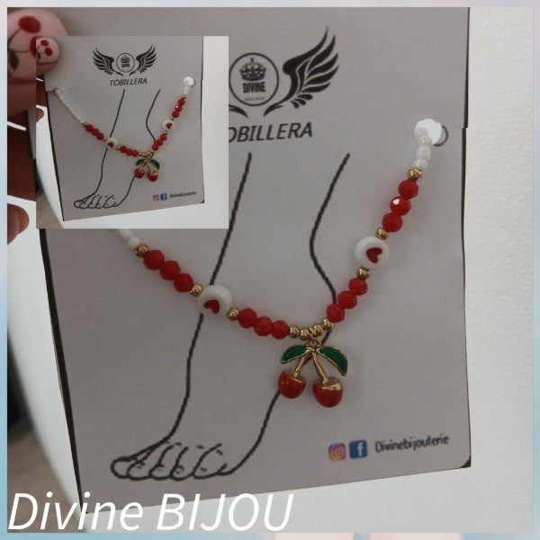 Producto - Tobillera cereza