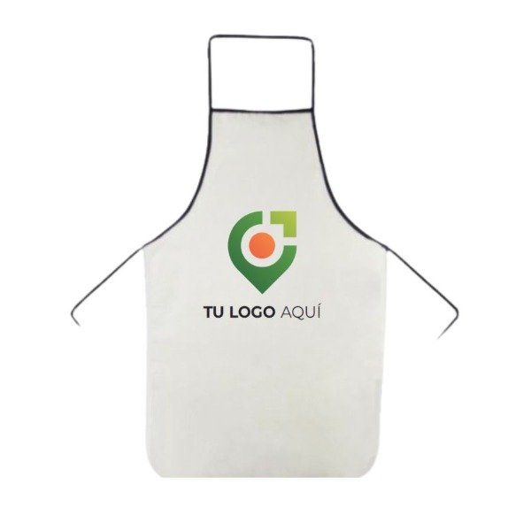 Producto - D DELANTAL DE COCINA NIÑO BLANCO