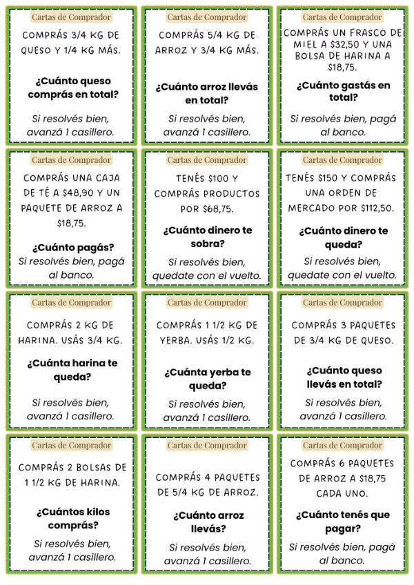 Producto - Operaciones con Fracciones y Decimales 5to - Matetic - 5