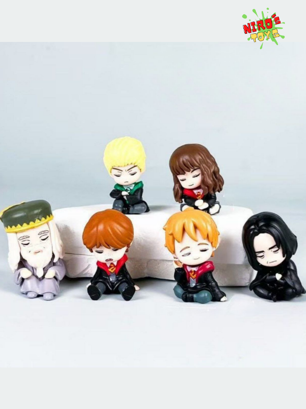 Producto - Harry Poterr set x6 (5CM) - Figura Harry Potter - Nirostoys