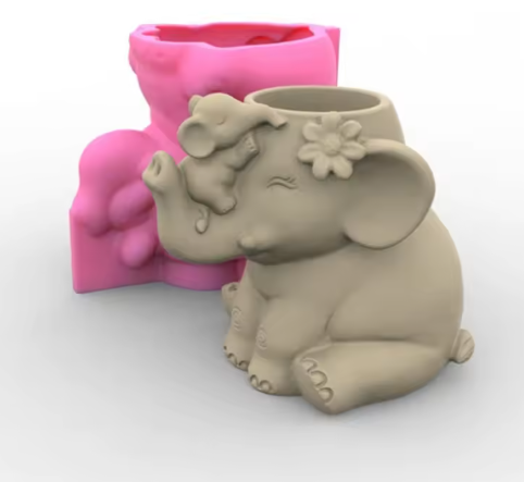 Producto - MOLDE GRANDE CUENCO ELEFANTE