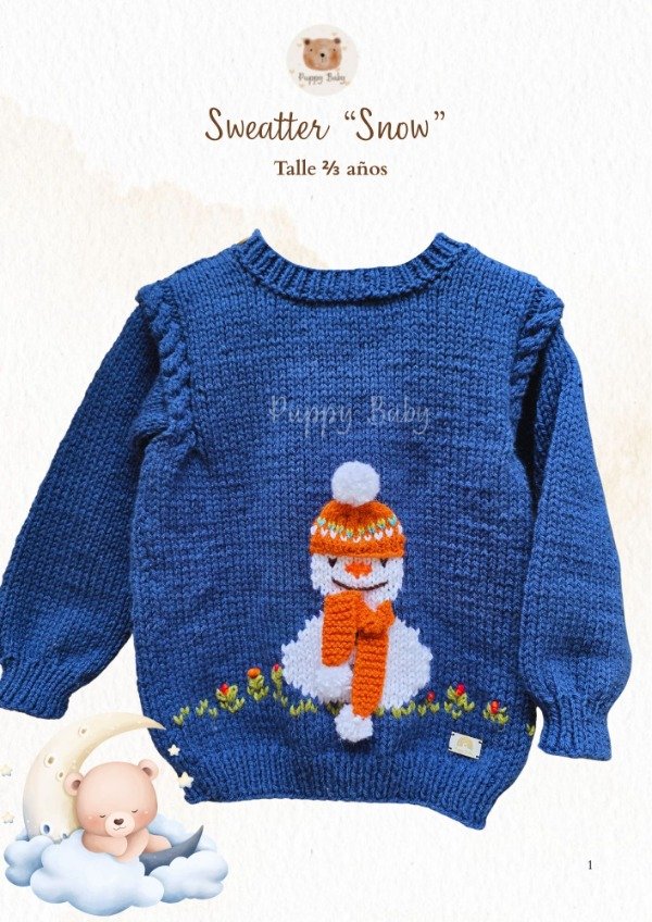 Producto - Sweatter Snow - talle 3 años