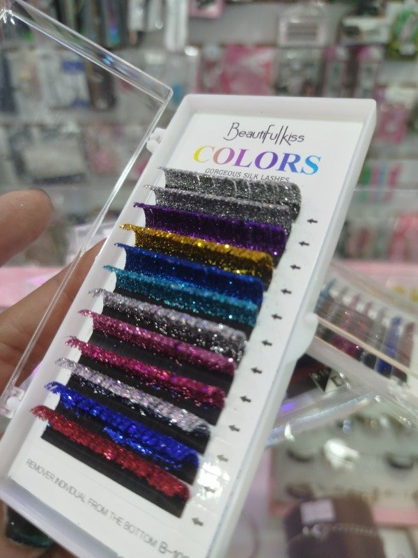 Producto - PESTAÑAS CON GLITTER