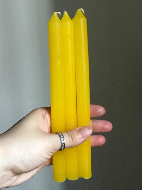 Producto - Vela Amarilla - Optimismo y Claridad