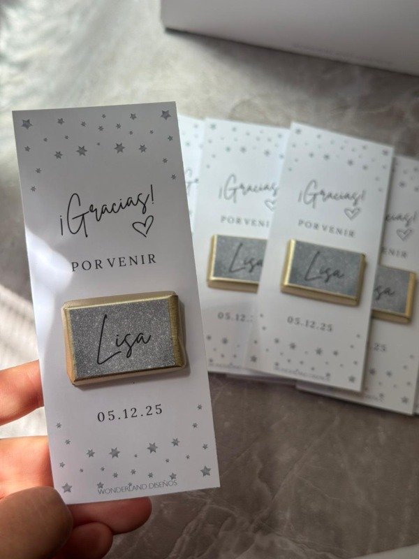 Producto - Chocolatina con Tarjeta