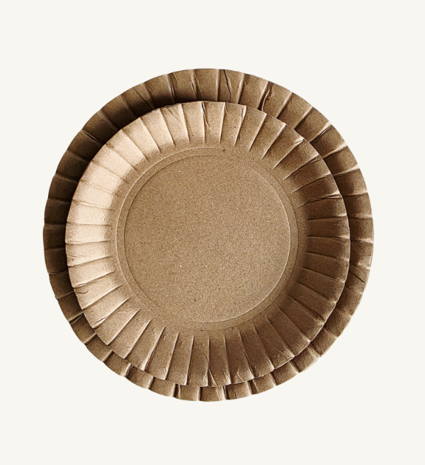 Producto - PLATOS KRAFT ECOLÓGICOS DESCARTABLES 18 CM - 1