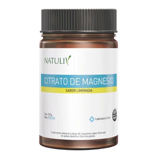 Producto - CITRATO DE MAGNESIO EN POLVO NATULIV ENA X 105GRS - 0
