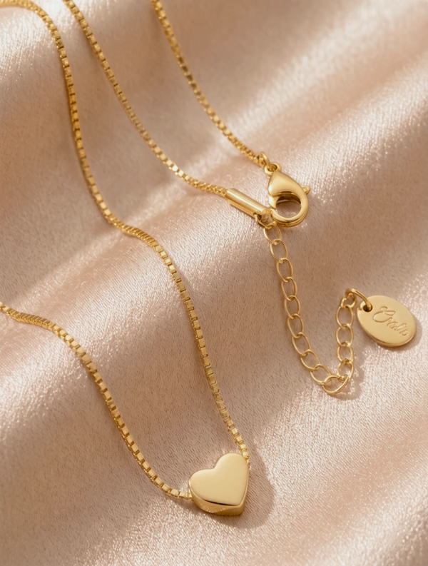 Producto - Collar Susanito Corazón Dorado