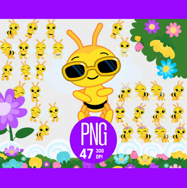 Producto - Abejita Chiquitita Plim Plim Clipart