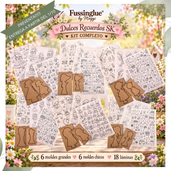 Producto - KIT COMPLETO "DULCES RECUERDOS SK" FUSSINGLUE - 0