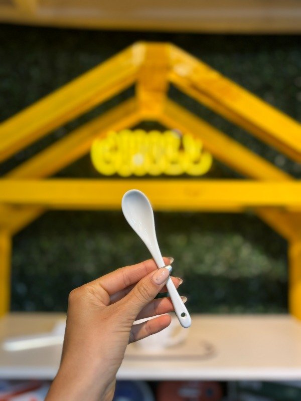 Producto - Cuchara de cerámica - Blanca