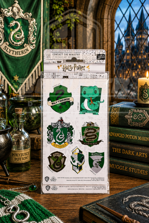 Producto - Pack de Stickers Slytherin Harry Potter