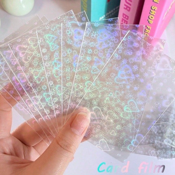 Producto - SLEEVES CORAZONES HOLOFRÁFICOS (por unidad)