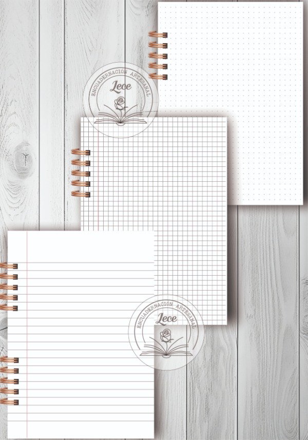 Producto - Pack Imprimible interior Tamaño A5 y A6