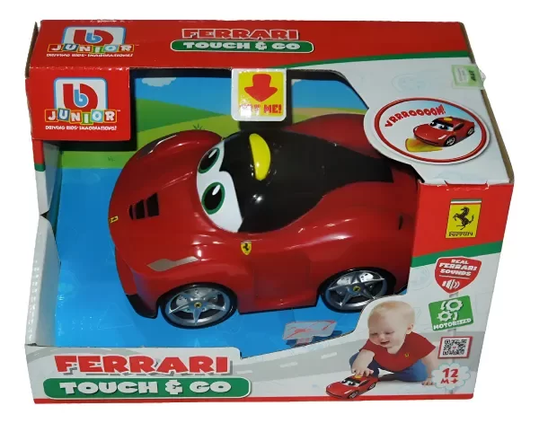Producto - Bburago Junior Ferrari Touch Go Motorizado Con Sonido