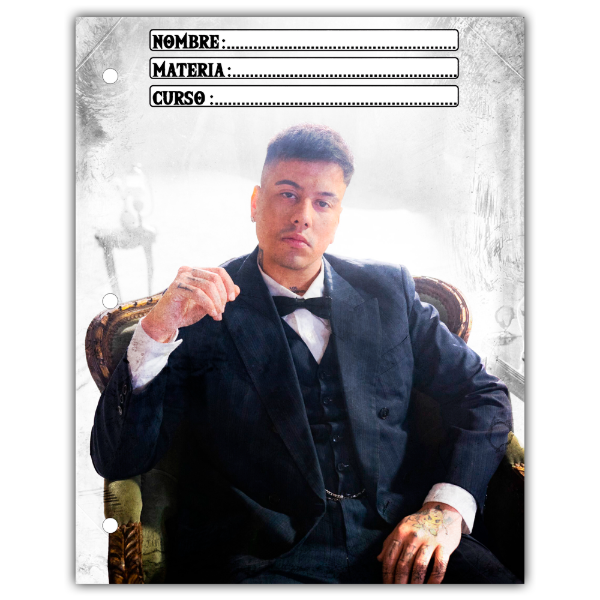 Producto - Carátula Separadores N3 Duki Diseño 9