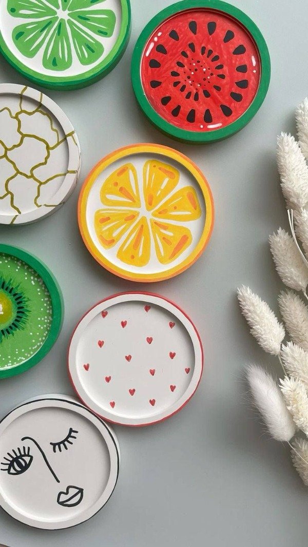 Producto - Molde bandeja -posavaso circular 10 cm - 5