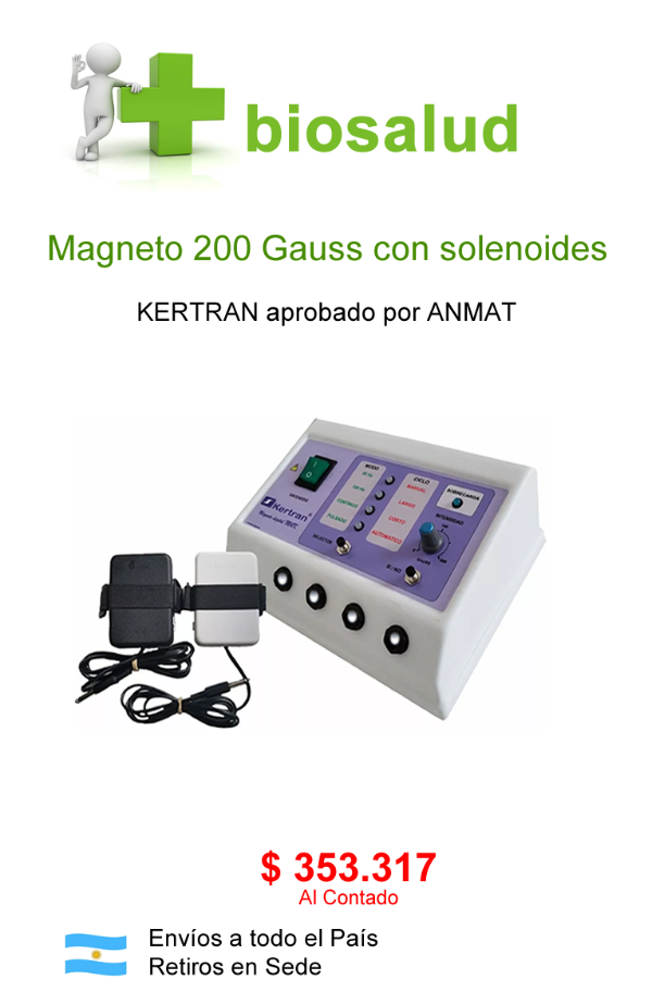 Producto - MAGNETO 200 GAUSS con dos Solenoides Planos - Marca Kertran