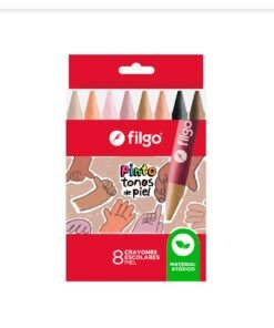 Producto - Crayones filgo tonos piel por 8 unides