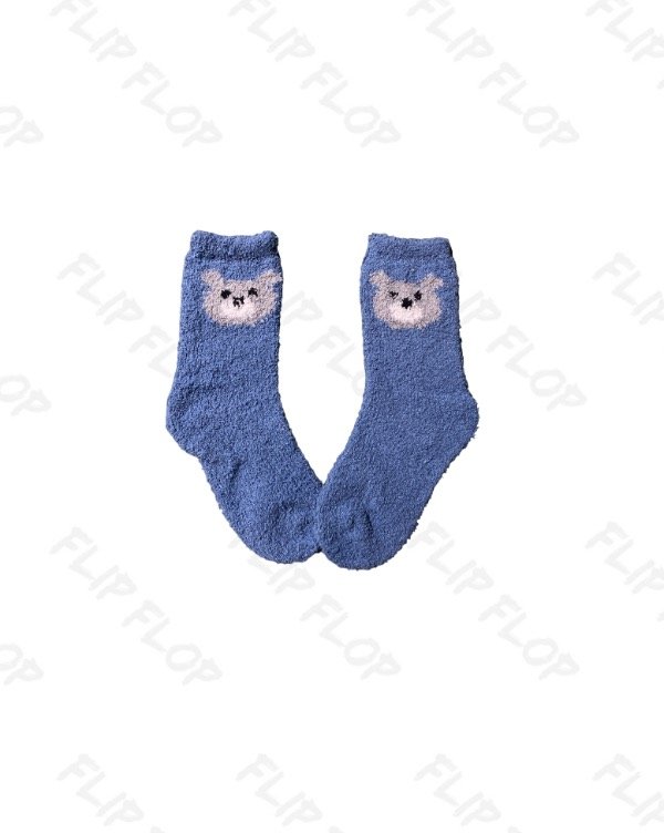 Producto - Medias 3/4 niños, Peluchito Azul