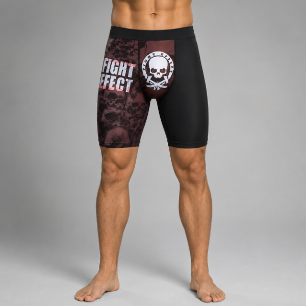 Producto - calza corta con protector inguinal coquera caveira fight effect