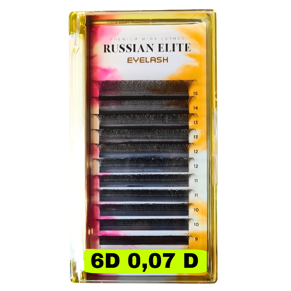 Producto - Extensiones Tecnologicas Russian Elite 6D 0.07 D