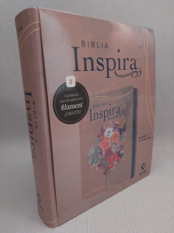 Producto - BIBLIA NTV INSPIRA TAPA Blanda Rosa