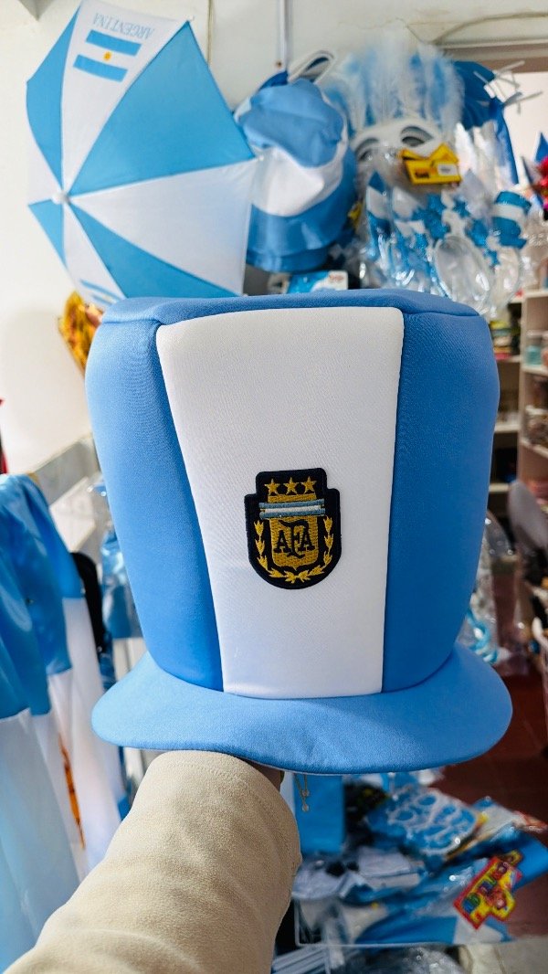 Producto - Sombrero galera hexagonal escudo Argentina