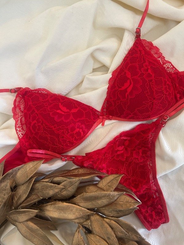 Producto - Conjunto Damasia Rojo