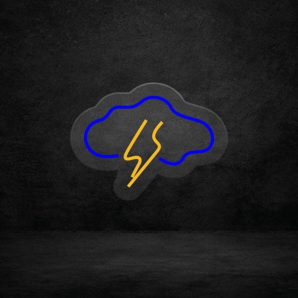 Producto - Nube con rayo - 20x15