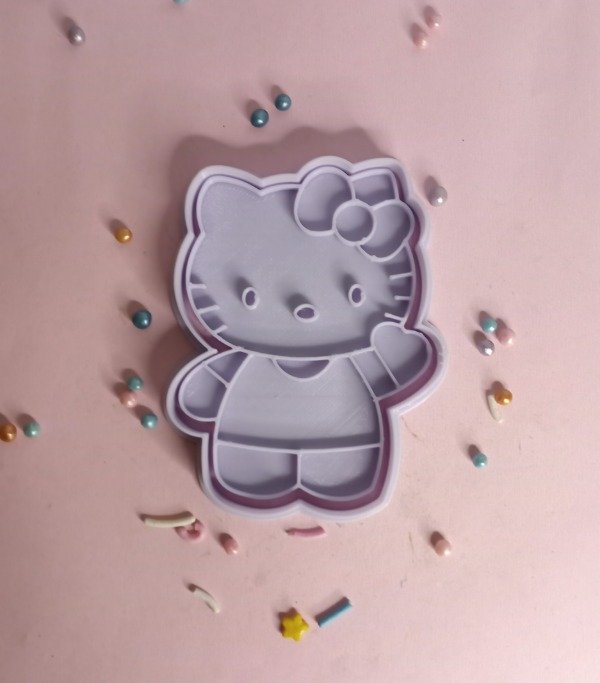 Producto - Cortante con sello 3D Kitty