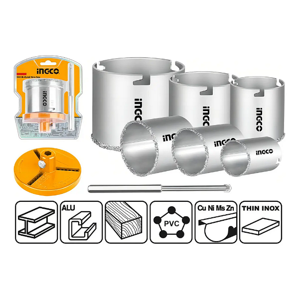 Producto - Set Mecha Copa Multiproposito - INGCO - HSB4061