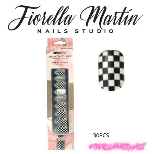 Producto - CHERIMOYA PRESS ON CUADRADA 30PCS ZH147