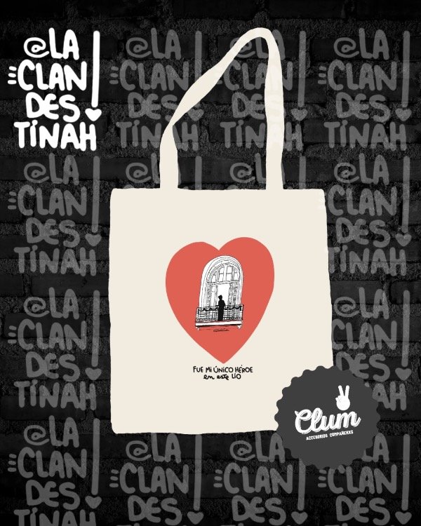 Producto - Tote CFK héroe - clandestinah