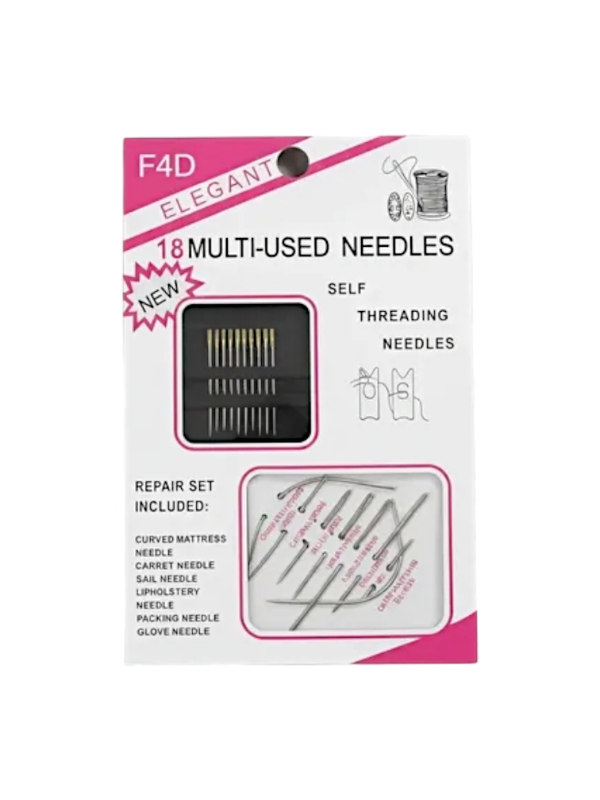 Producto - SET DE AGUJAS 18 FACIL ENHEBRADO CURVAS BORDAR