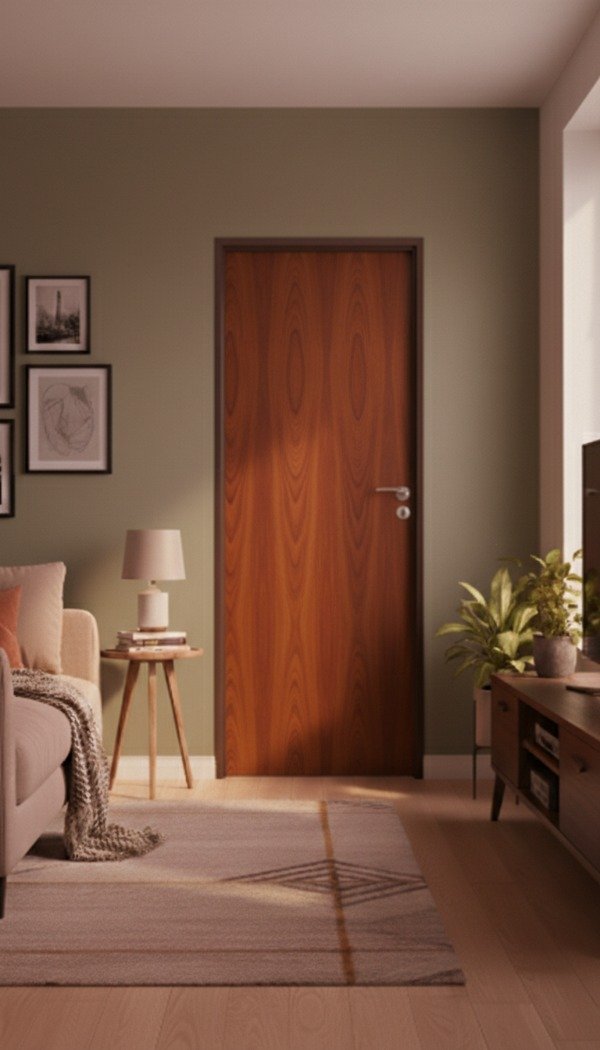 Producto - 70x200x10 Puerta Placa Hoja Cedro - Marco Chapa 22