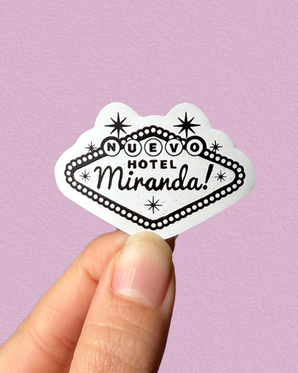 Producto - HOTEL MIRANDA - Sticker Individual Miranda