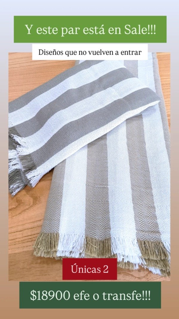 Producto - OUTLET manta tejida rayas anchas