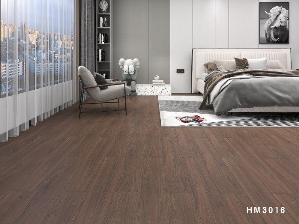 Producto - Piso Autoadhesivo Simil Madera Marrón - 5m2