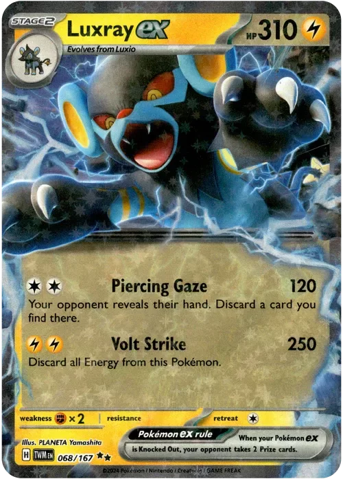 Producto - Luxray ex - 068/167 - Twilight Masquerade - Holo