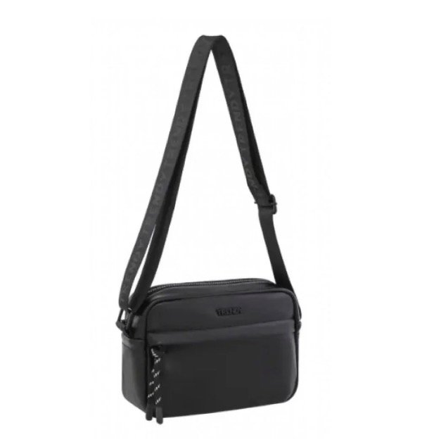Producto - Bandolera Trendy cuero Pu  Negro - 1