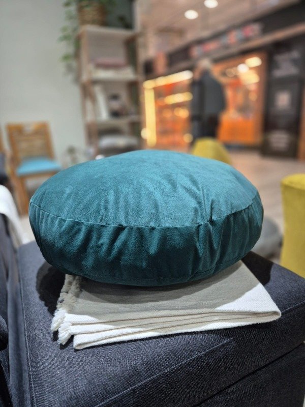 Producto - Almohadón De Piso Redondo 60x20 Cm Puff - 1