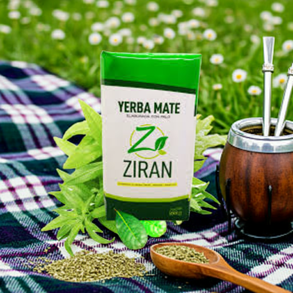 Producto - YERBA MATE ZIRAN 500 GR LINEA AJEDREZ