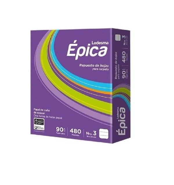 Producto - Repuesto Escolar Nro3 Rayado x480 EPICA