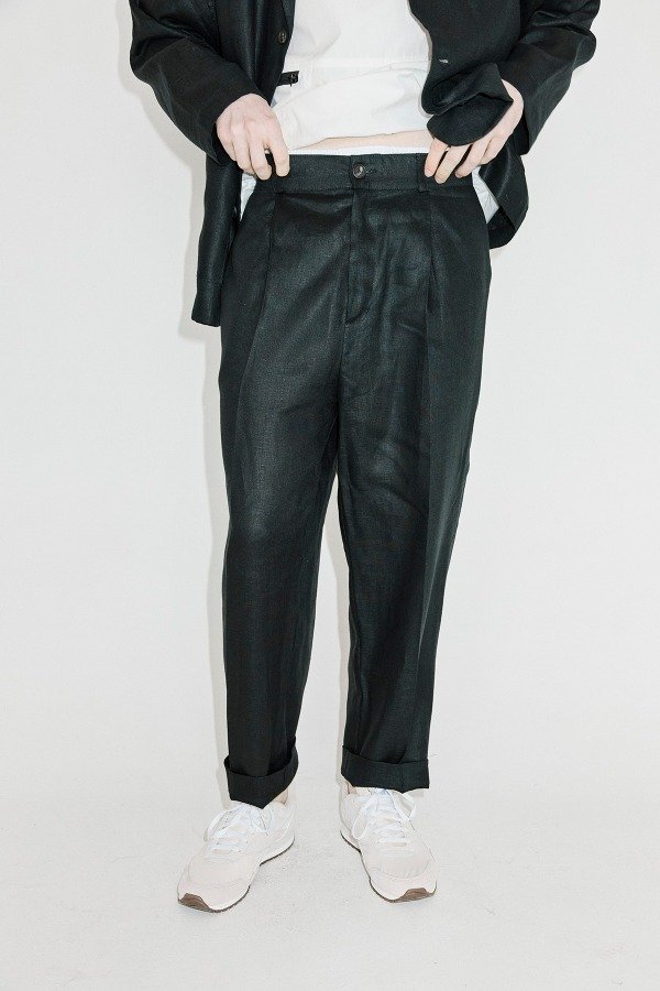 Producto - Pantalón Pinzado Elástico Lino SS27-HPPL - 2