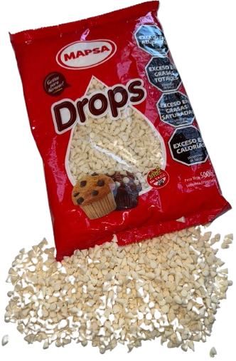 Producto - MicroChips de chocolate Mapsa blanco x 500 gr