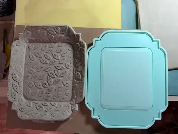 Producto - Juego de cortador y placa de presión de arcilla Art Déco - 1