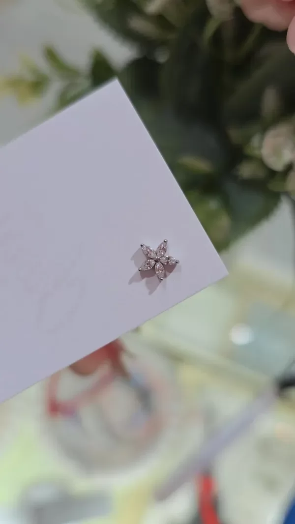 Producto - Piercing flor marga labret AQ