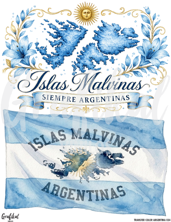 Producto - Transfer Color Argentina 034